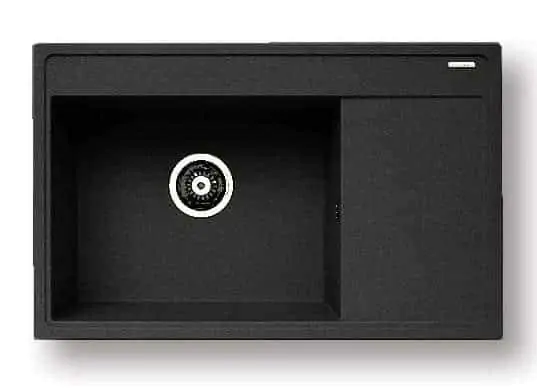 Casarredo Pyragranitový dřez CAMEA 1B 1D LH (79x50) black