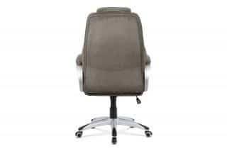 Kancelářská židle, tmavě šedá látka, kříž plastový stříbrný, houpací mechanismus KA-G196 GREY2