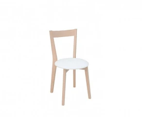 Jídelní židle IKKA, bílá/dub sonoma
