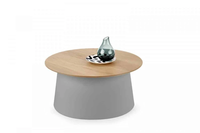 Konferenční stolek AZZURA - šedá/přírodní