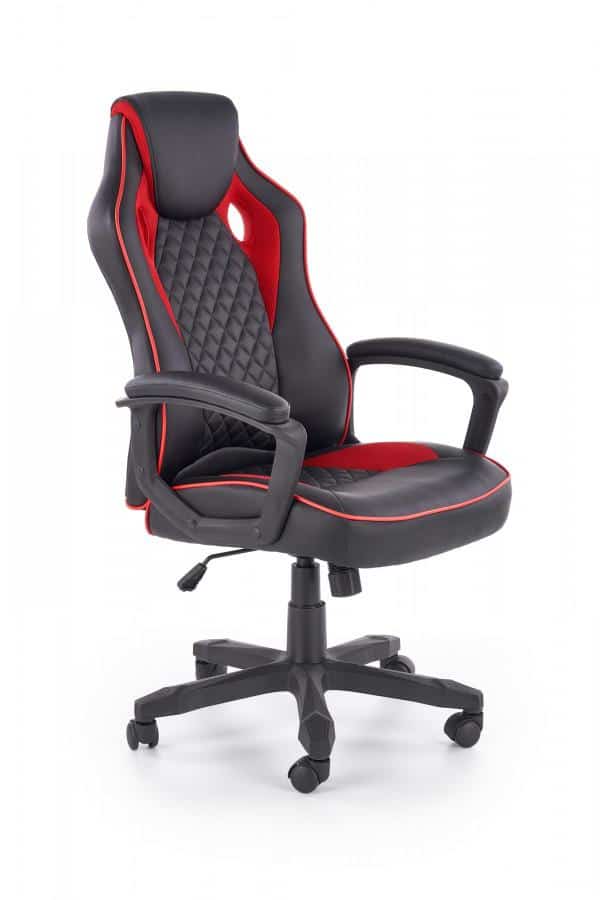 Halmar Herní židle BAFFIN - černá/červená