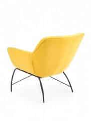 BELTON fotel wypoczynkowy żółty