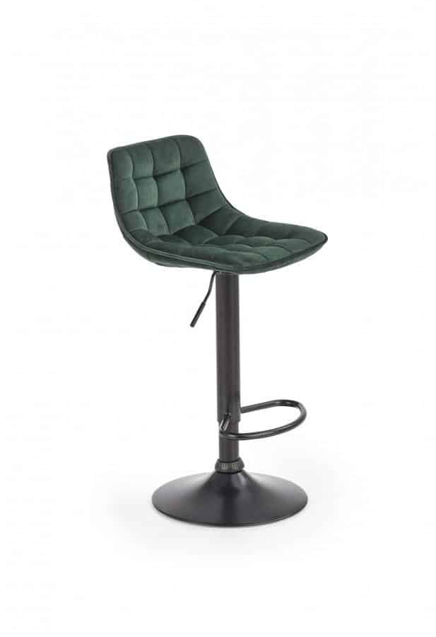 Levně Halmar Barová židle H95 - tmavě zelená