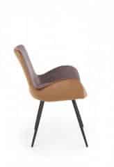 K392 krzesło popielaty / brązowy (2p=4szt)