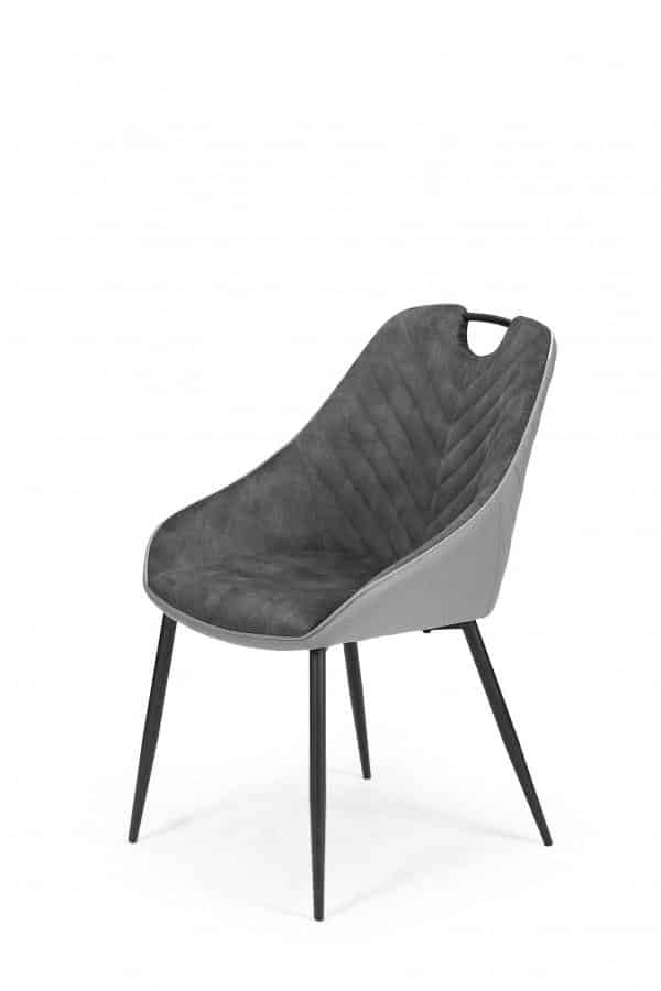 Halmar Jídelní židle K412 - šedá