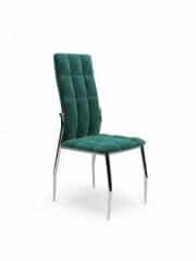 K416 krzesło ciemny zielony velvet (1p=4szt)