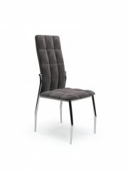 K416 krzesło popielaty velvet (1p=4szt)