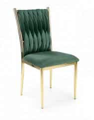 Jídelní židle K436 - zelená/zlatá