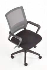 MAURO fotel pracowniczny czarny / popiel (1p=2szt)