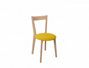 Jídelní židle IKKA, dub sonoma/žlutá