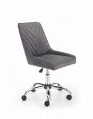 Studentská židle RICO - šedá velvet