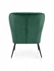 VERDON fotel wypoczynkowy ciemny zielony