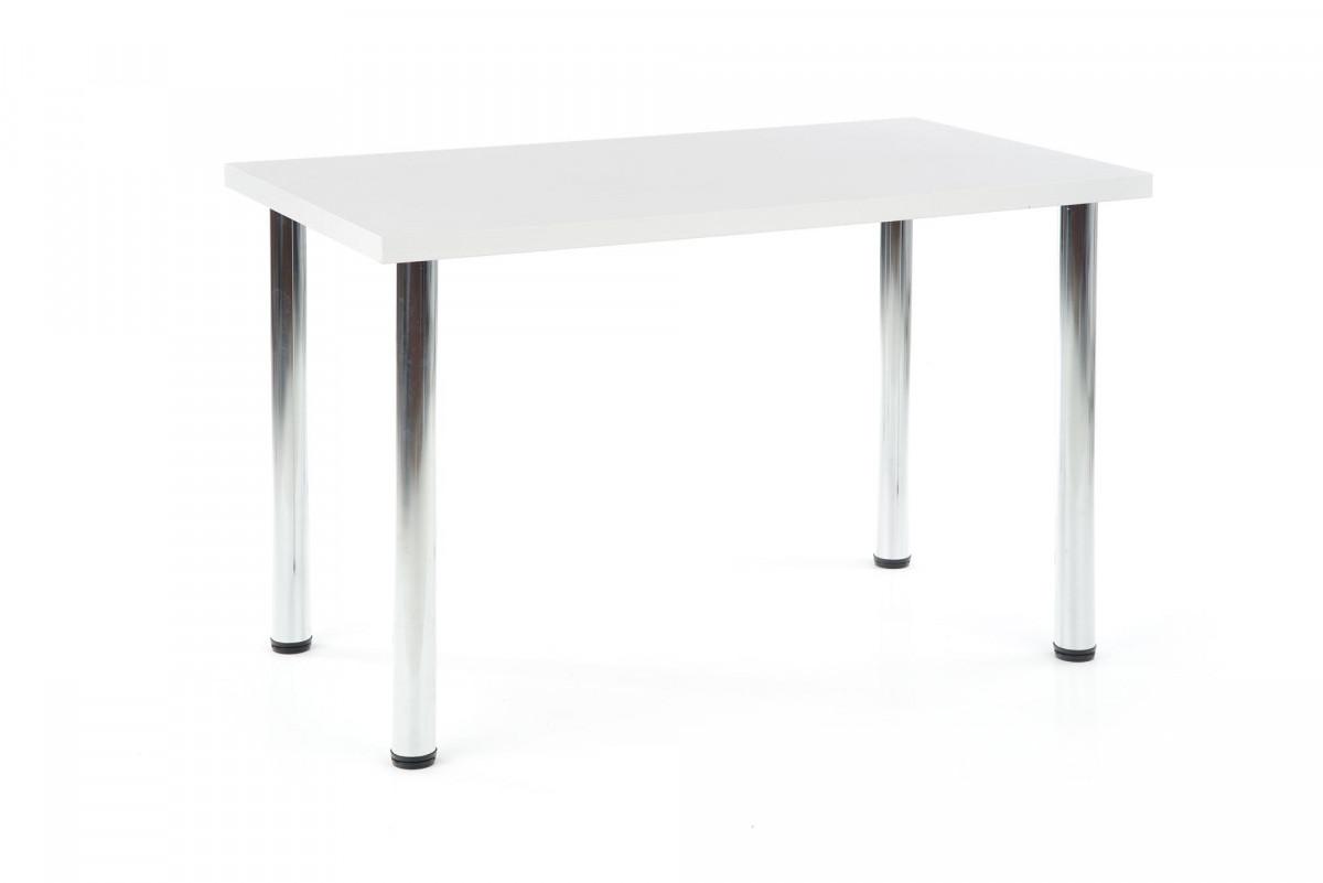 Halmar Jídelní stůl MODEX 120 - bílá/chrom