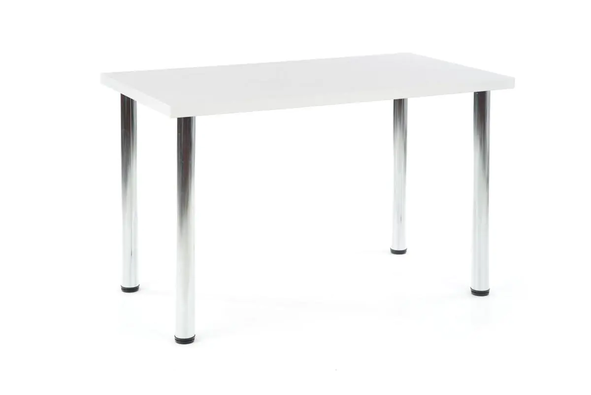 Halmar Jídelní stůl MODEX 120 - bílá/chrom