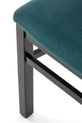 GERARD2 krzesło czarny / tap: velvet Monolith 37 (ciemny zielony) (1p=2szt)