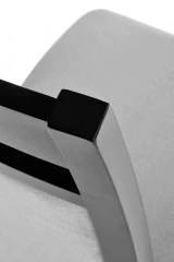 GERARD2 krzesło czarny / tap: velvet Monolith 85 (popiel) (1p=2szt)