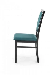 SYLWEK1 krzesło czarny / tap: velvet Monolith 37 (ciemny zielony) (1p=2szt)