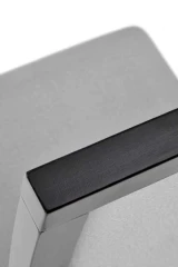 SYLWEK1 krzesło czarny / tap: velvet Monolith 85 (popiel) (1p=2szt)