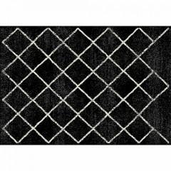 Koberec MATES TYP 1 67x120 cm - černá/bílá/vzor