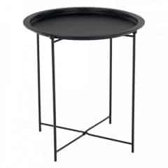 Příruční stolek s odnímatelným tácem RENDER - černý