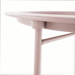 Příruční stolek s odnímatelnou tácem, nude růžová, RENDER