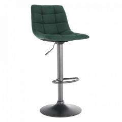 Barová židle LAHELA - zelená / černá