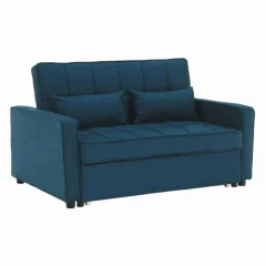 Rozkládací pohovka, tyrkysová, FRENKA BIG BED NEW