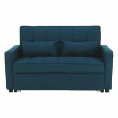 Rozkládací pohovka, tyrkysová, FRENKA BIG BED NEW
