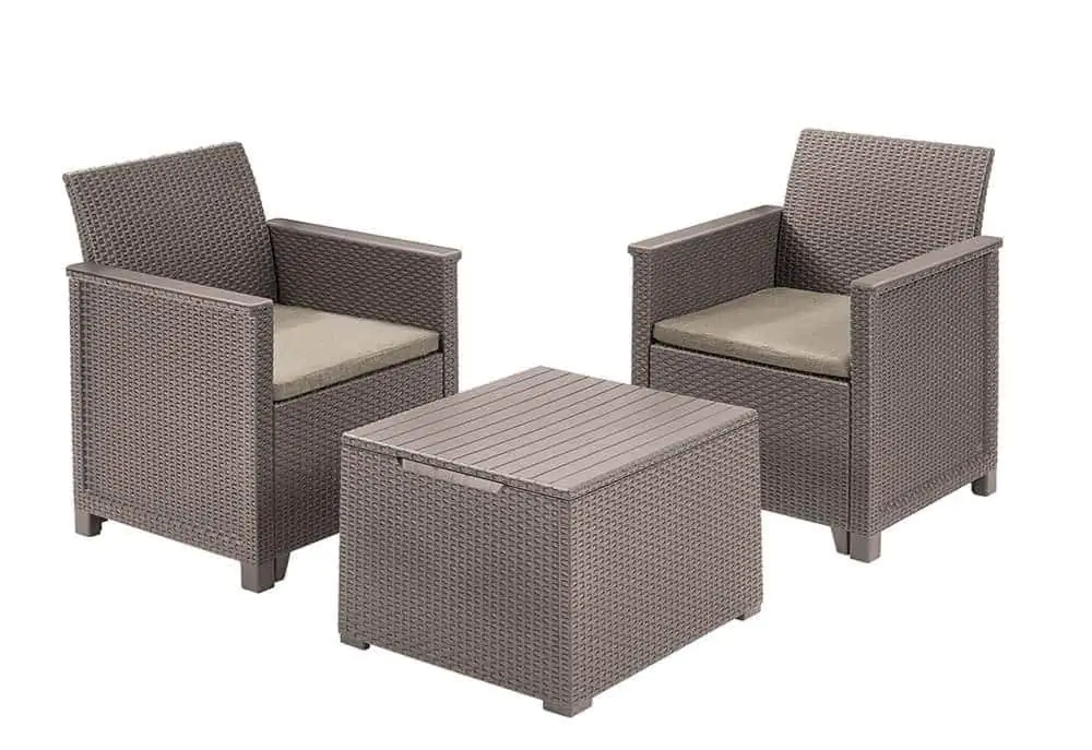 Rojaplast Zahradní set EMMA balcony - cappuccino