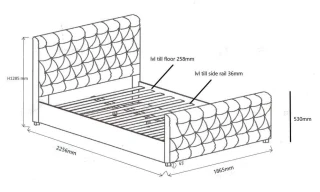 Postel MEGA 180x200 cm