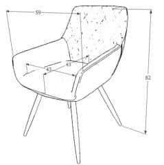 Jídelní čalouněná židle LINEA velvet zelená/černá
