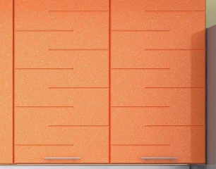 Kuchyně TECHNO 200 oranžová metalic