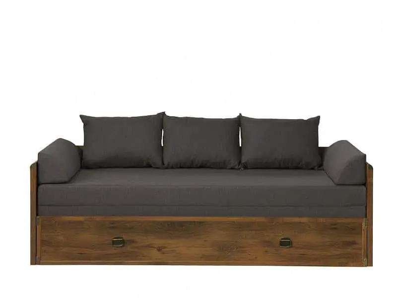 BRW Postel INDIANA JLOZ80/160, dub sutter/carbo sawana 03