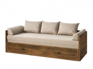 Postel INDIANA JLOZ80/160, dub sutter/carbo sawana 17 č.2