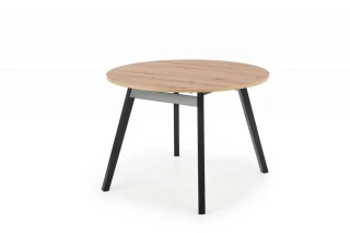 Rozkládací jídelní stůl RUBEN - dub artisan/černá č.2