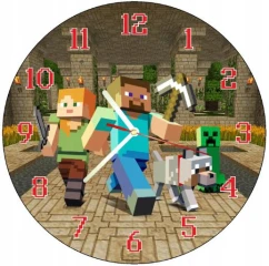 Dětské hodiny Minecraft DHBH0580