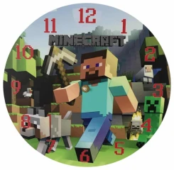 Dětské hodiny Minecraft 1 DHBH0581