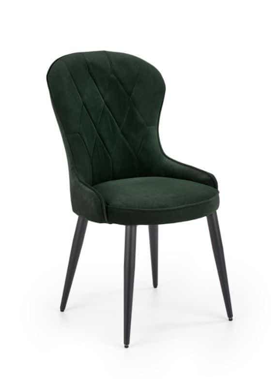 Halmar Jídelní židle K366 - tmavě zelená