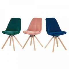 Židle, smaragdová Velvet látka / buk, Sabra
