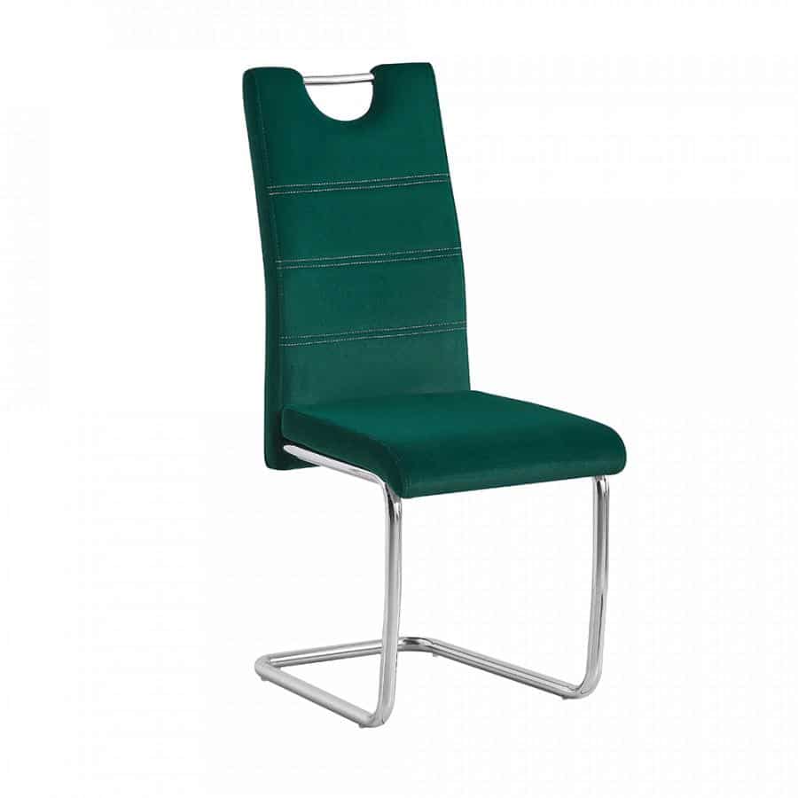 Levně Tempo Kondela Jídelní židle ABIRA NEW -smaragdová + kupón KONDELA10 na okamžitou slevu 3% (kupón uplatníte v košíku)