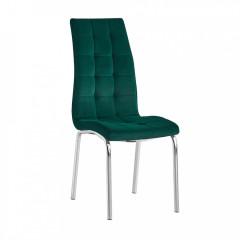 Jídelní židle, smaragdová / chrom, GERDA NEW