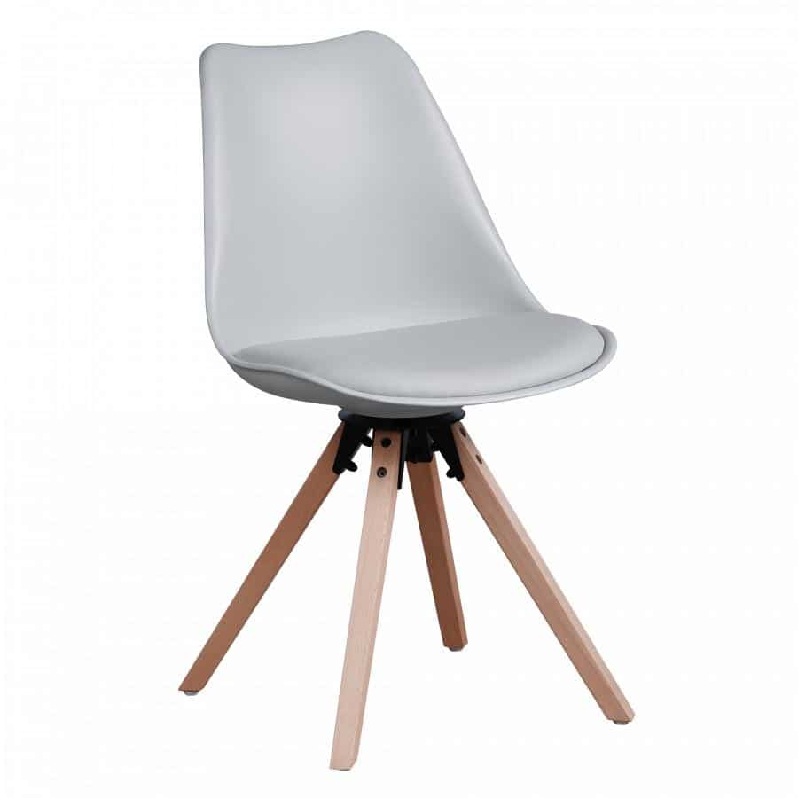 Tempo Kondela Stylová otočná židle ETOSA - světlešedá + kupón KONDELA10 na okamžitou slevu 3% (kupón uplatníte v košíku)