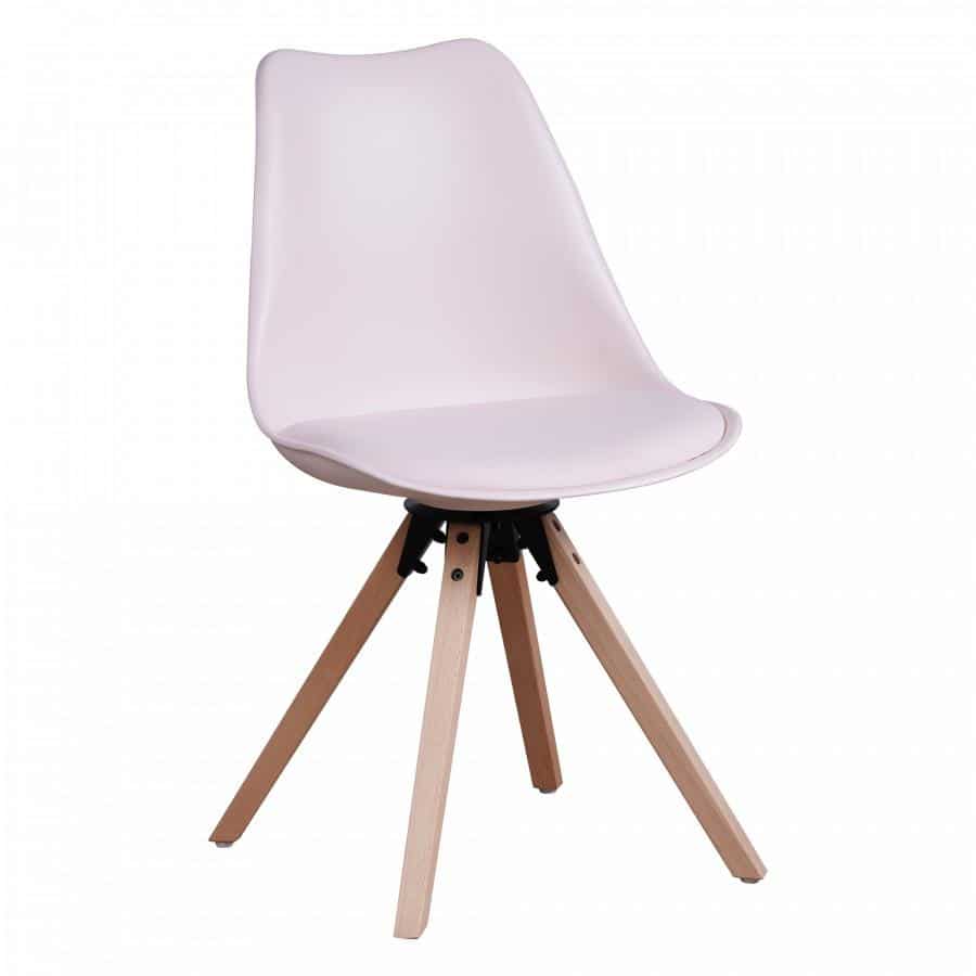Levně Tempo Kondela Stylová otočná židle ETOSA - perlová + kupón KONDELA10 na okamžitou slevu 3% (kupón uplatníte v košíku)