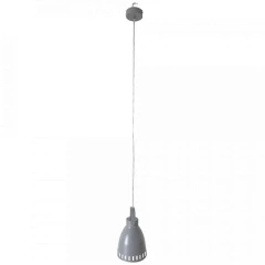 Visící lampa, šedá / kov, AIDEN typ3