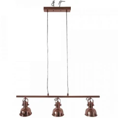 Visící lampa v retro stylu, kov, rose gold, AVIER TYP 4