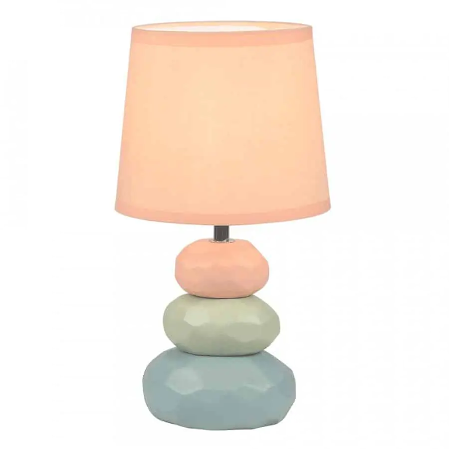 Stolní lampa LENUS - oranžová/ zelená / modrá
