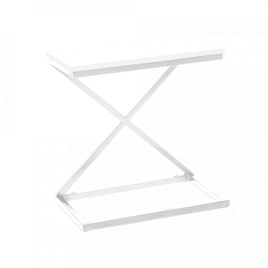 Tempo Kondela Příruční / noční stolek APIA - bílý + kupón KONDELA10 na okamžitou slevu 3% (kupón uplatníte v košíku)