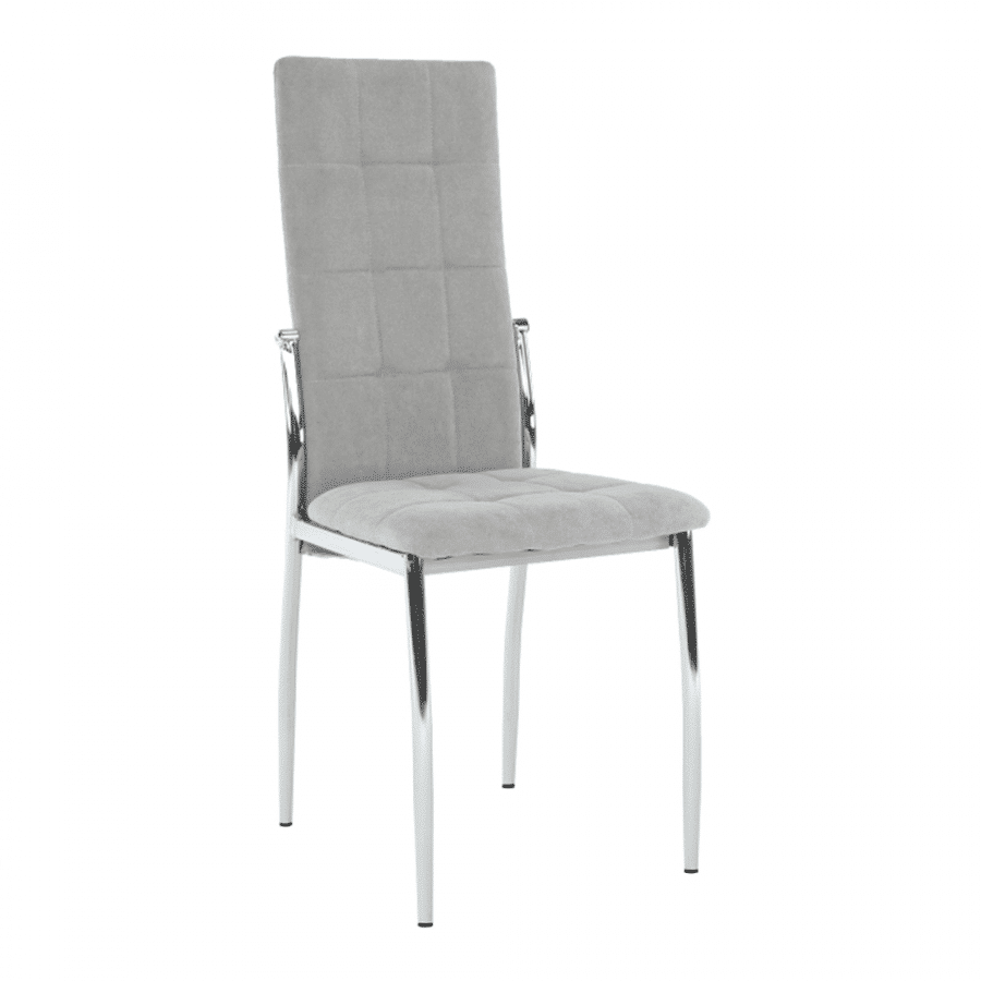 Tempo Kondela Židle ADORA NEW - šedá látka / kov + kupón KONDELA10 na okamžitou slevu 3% (kupón uplatníte v košíku)