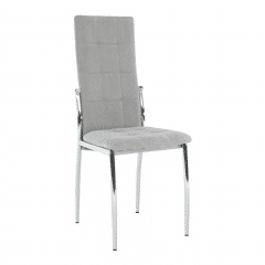Židle ADORA NEW - šedá látka / kov č.1