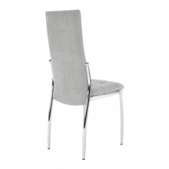 Židle ADORA NEW - šedá látka / kov č.3